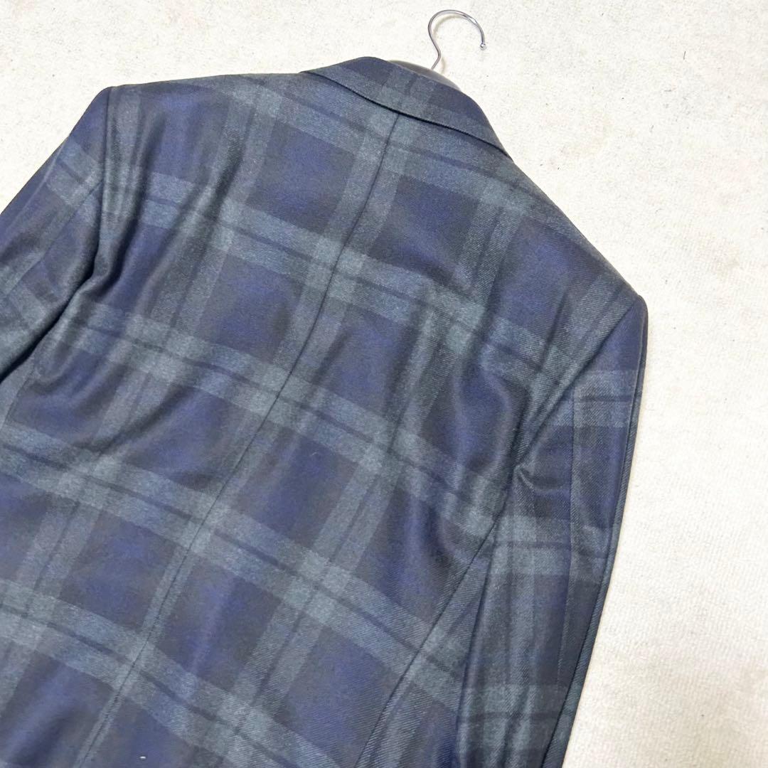 極美品　マッキントッシュロンドン　テーラードジャケット　ブラックウォッチチェック