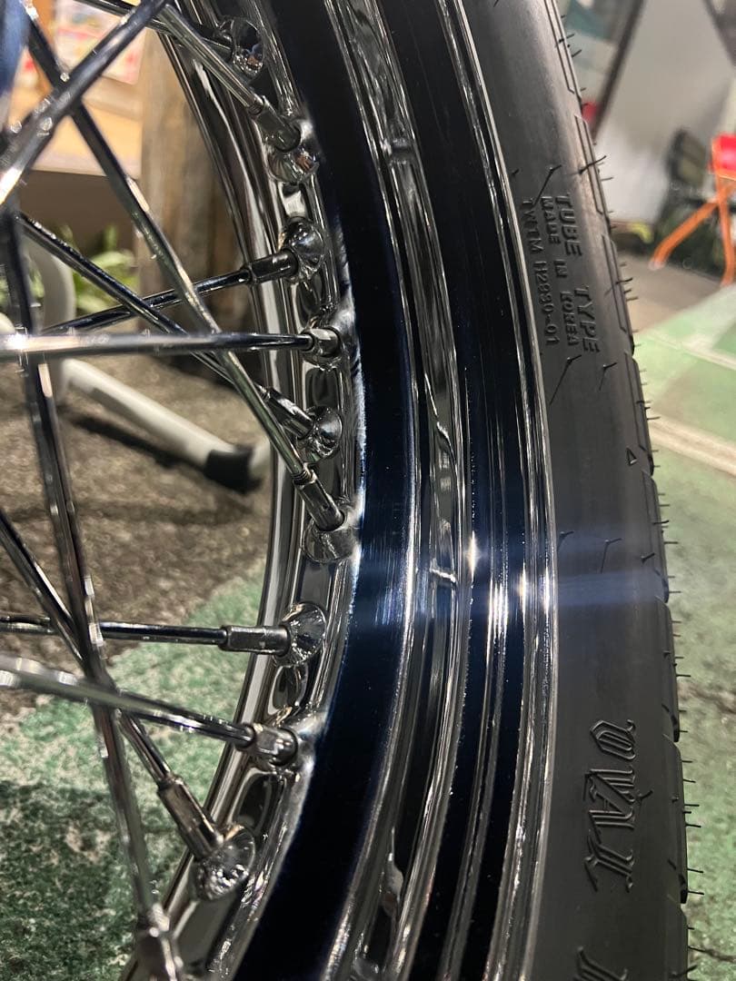 リジットチョッパー　16インチリヤホイールセットアーリー　ショベル　パンヘッド