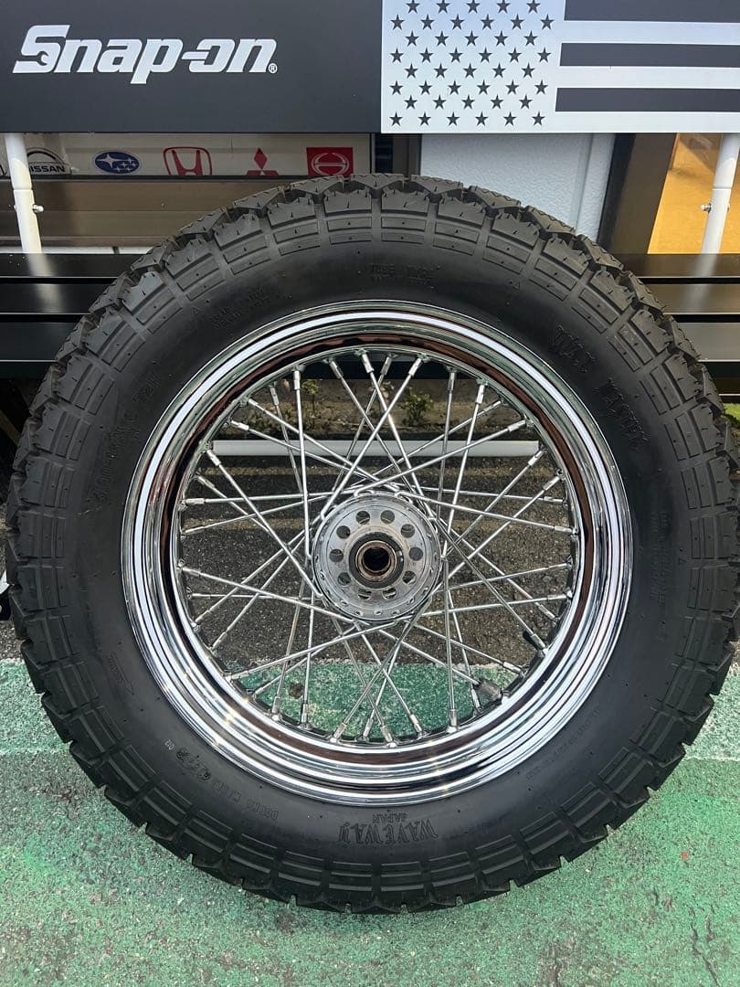 リジットチョッパー　16インチリヤホイールセットアーリー　ショベル　パンヘッド