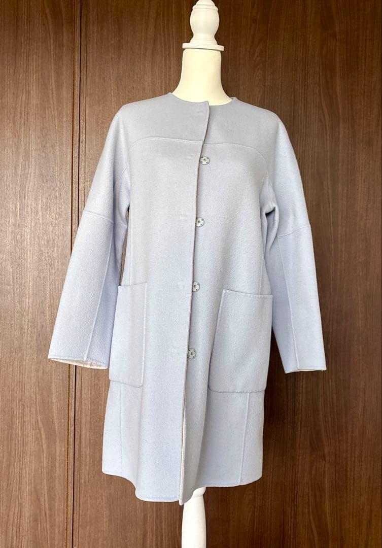 レリアン⭐︎リバーシブルノーカラーコート