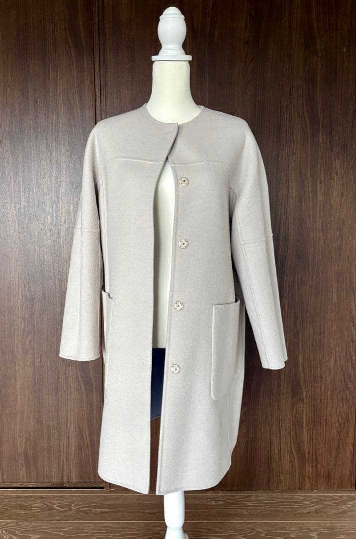 レリアン⭐︎リバーシブルノーカラーコート