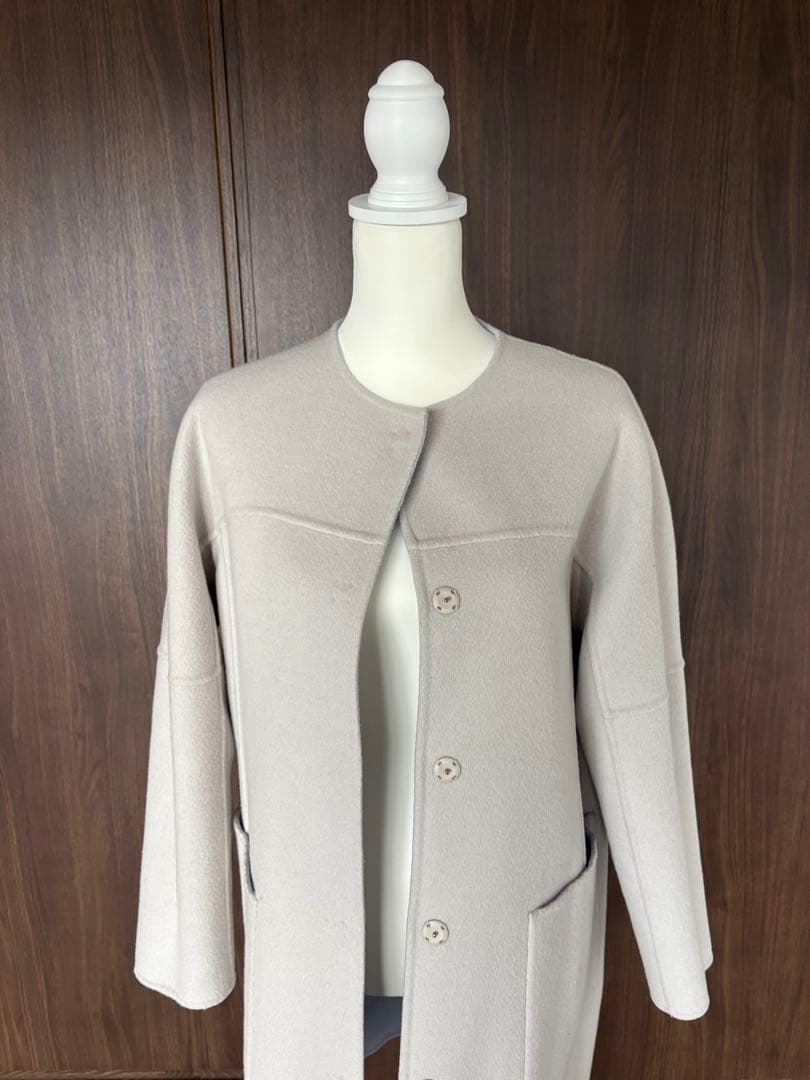 レリアン⭐︎リバーシブルノーカラーコート