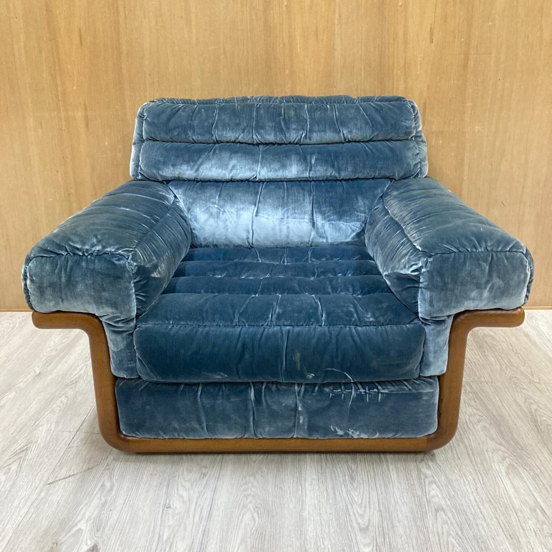 【カリモク】希少　一人掛けソファ　シングルソファ　アームチェア