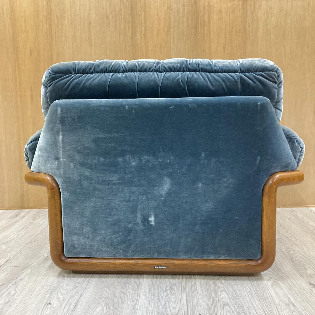 【カリモク】希少　一人掛けソファ　シングルソファ　アームチェア