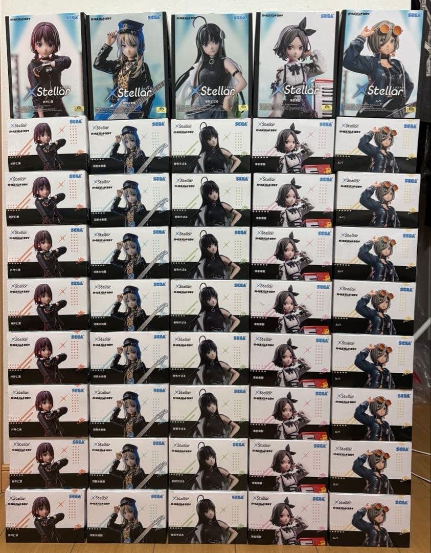 ガールズバンドクライ フィギュア XStellar 45個セット