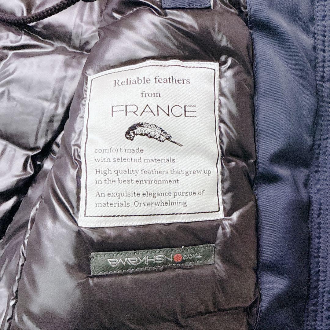 ✨美品✨nano universe N-3B ネイビー　XLネイビー　西川ダウン