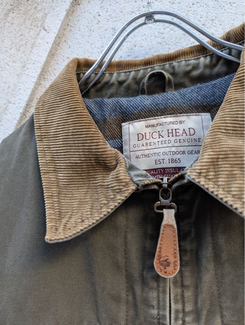 DUCK HEAD コットンカバーオール 深緑