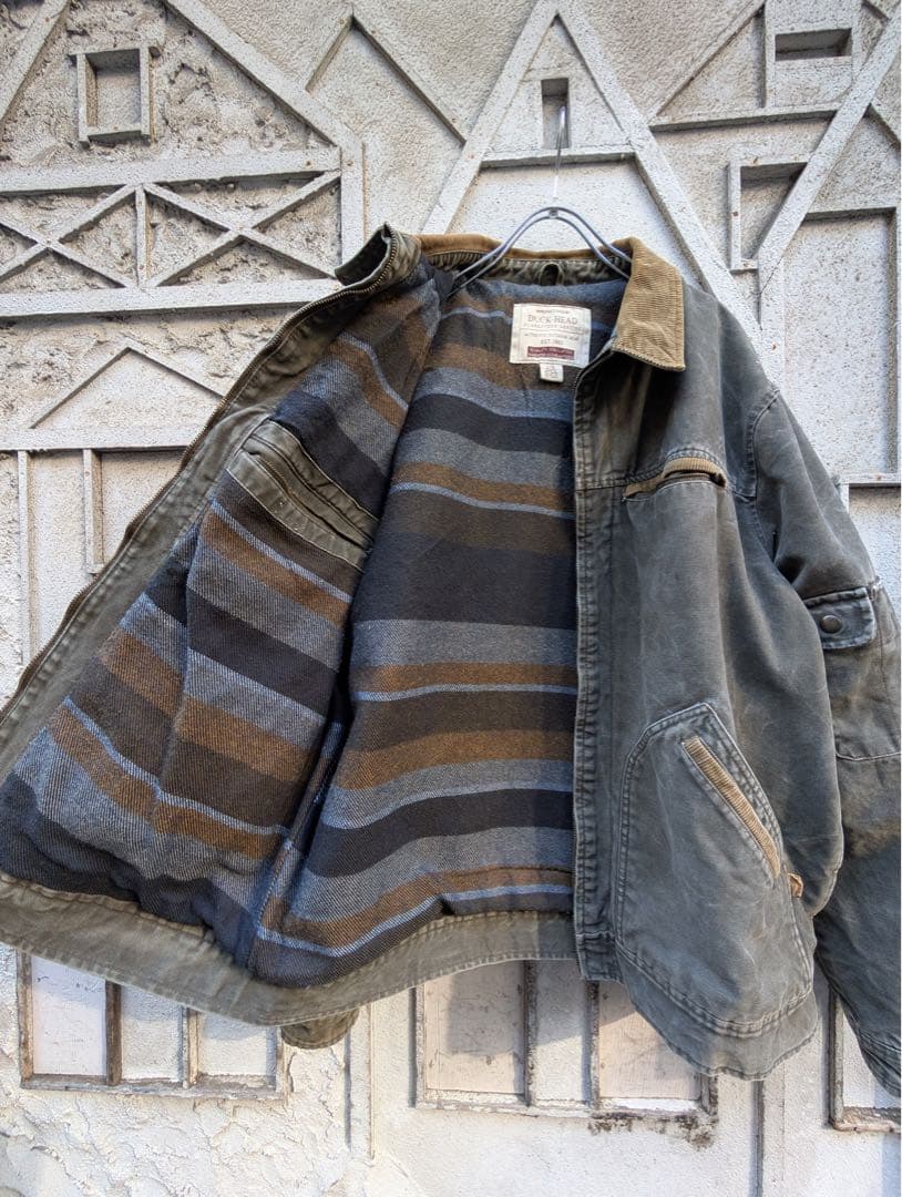 DUCK HEAD コットンカバーオール 深緑