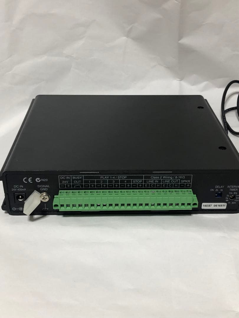 TOA EV-20R　サウンドリピーター　　メロディクス構成品　アンプ　説明書