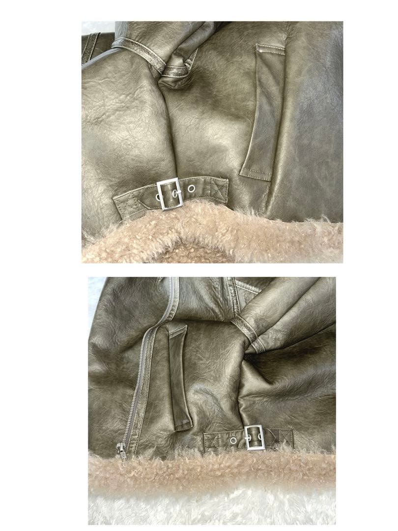 未使用級✨ MURUA ムルア フェイク ムートン ボア ジャケット ショート