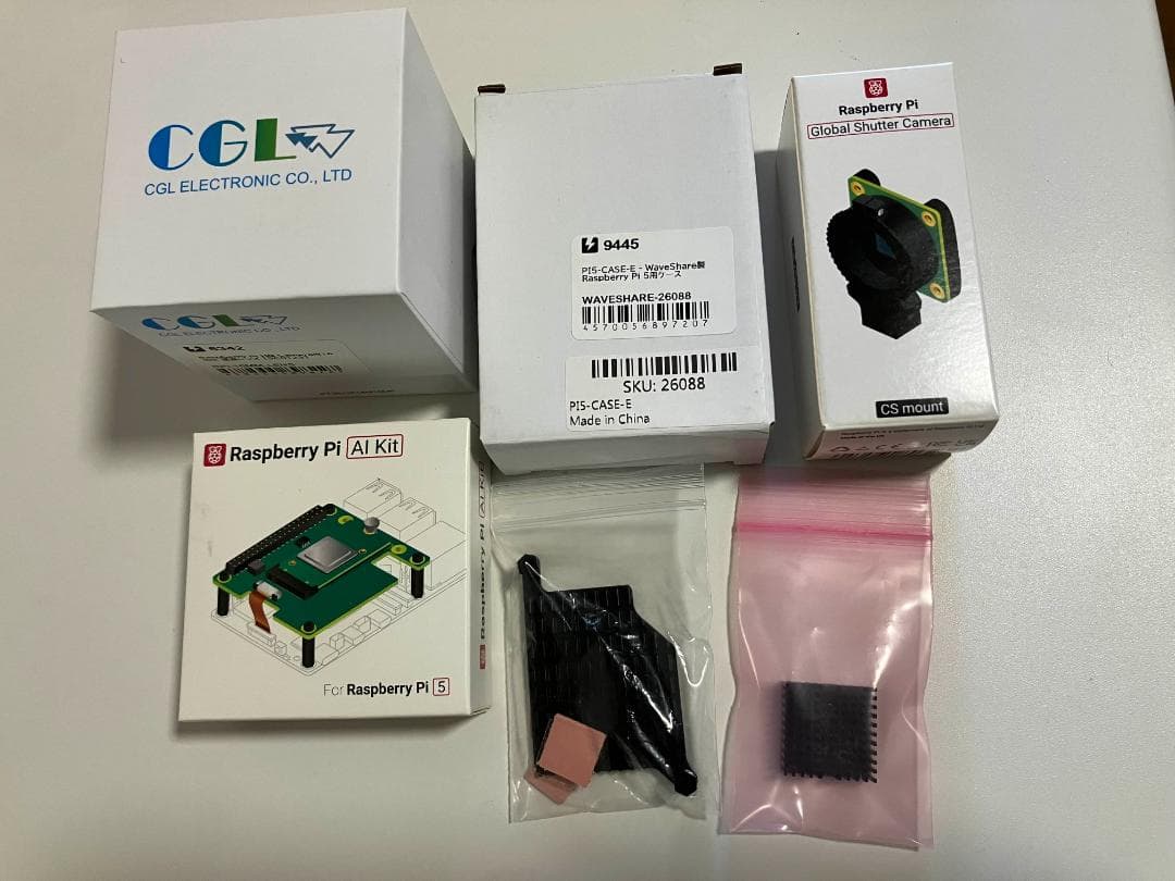 Raspberry Pi HQ Camera用 16mm 望遠レンズ他セット