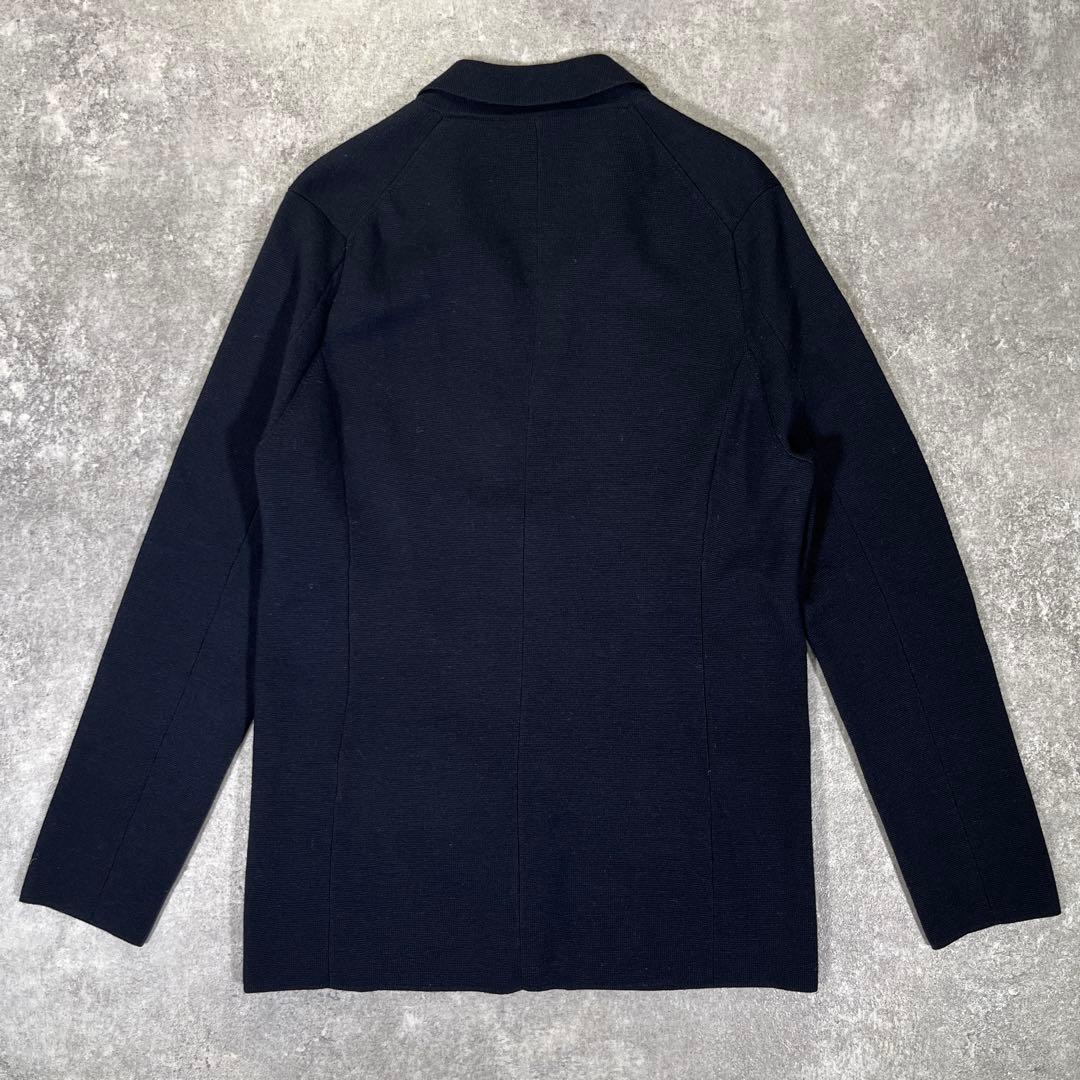 未使用級 PS Paul Smith ウールニットジャケット　XL ブラック 毛