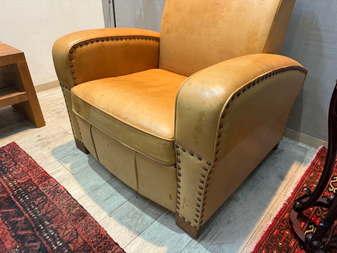 【超人気＆希少】TRUCK FURNITURE 本革ソファ【重厚ヴィンテージ】