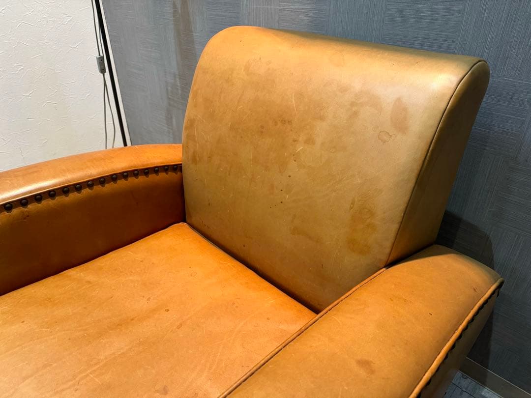 【超人気＆希少】TRUCK FURNITURE 本革ソファ【重厚ヴィンテージ】