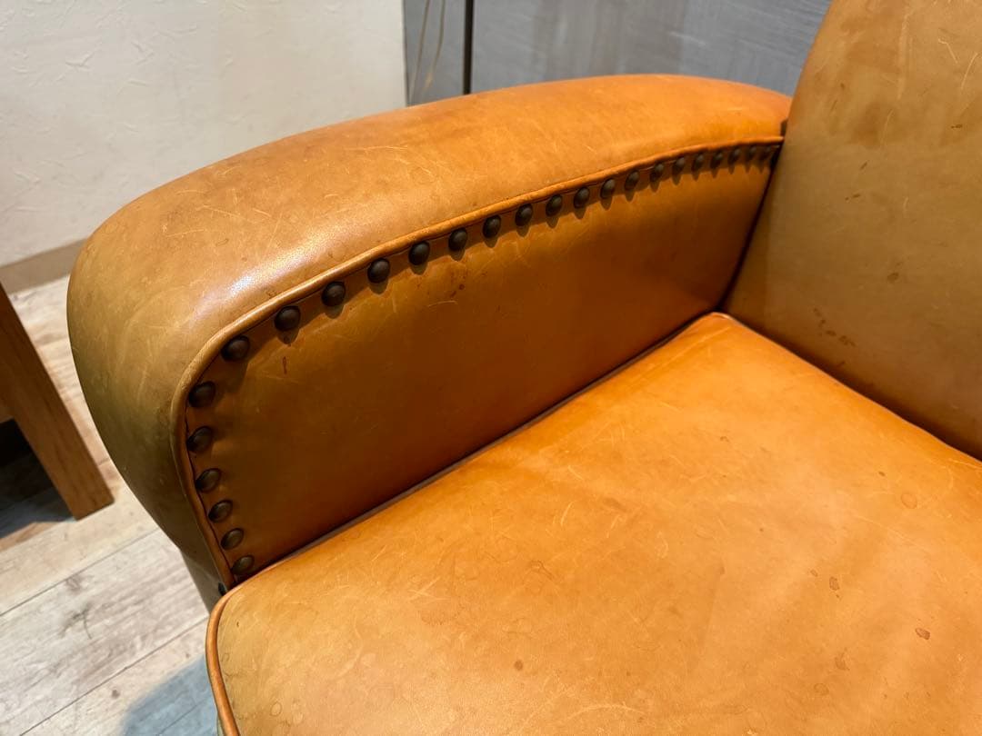 【超人気＆希少】TRUCK FURNITURE 本革ソファ【重厚ヴィンテージ】