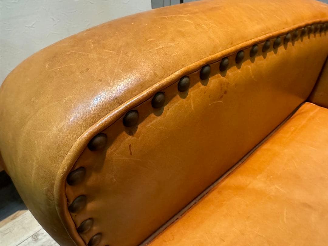 【超人気＆希少】TRUCK FURNITURE 本革ソファ【重厚ヴィンテージ】