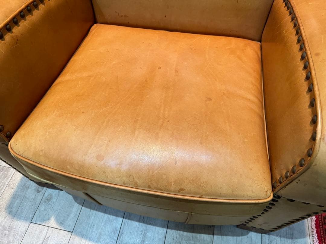 【超人気＆希少】TRUCK FURNITURE 本革ソファ【重厚ヴィンテージ】
