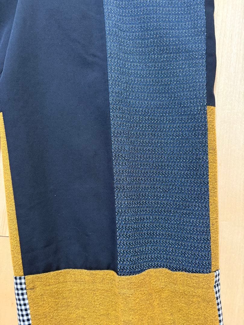 ENFOLD ジャガードクロスMIXパンツ