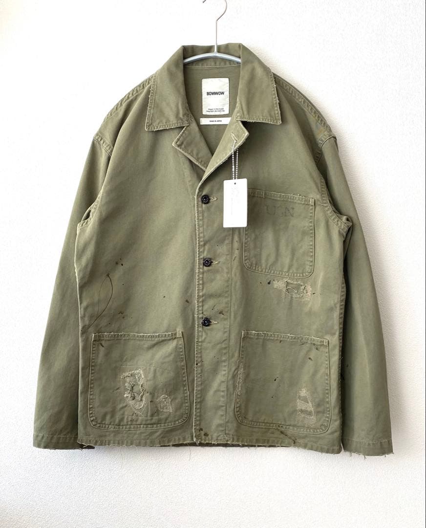 バウワウ　USN N-3 新品未使用　カバーオール　ワークジャケット