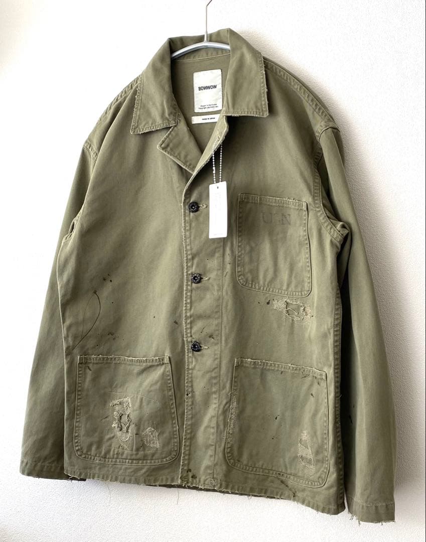 バウワウ　USN N-3 新品未使用　カバーオール　ワークジャケット