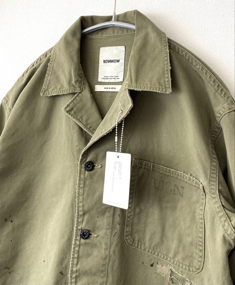 バウワウ　USN N-3 新品未使用　カバーオール　ワークジャケット