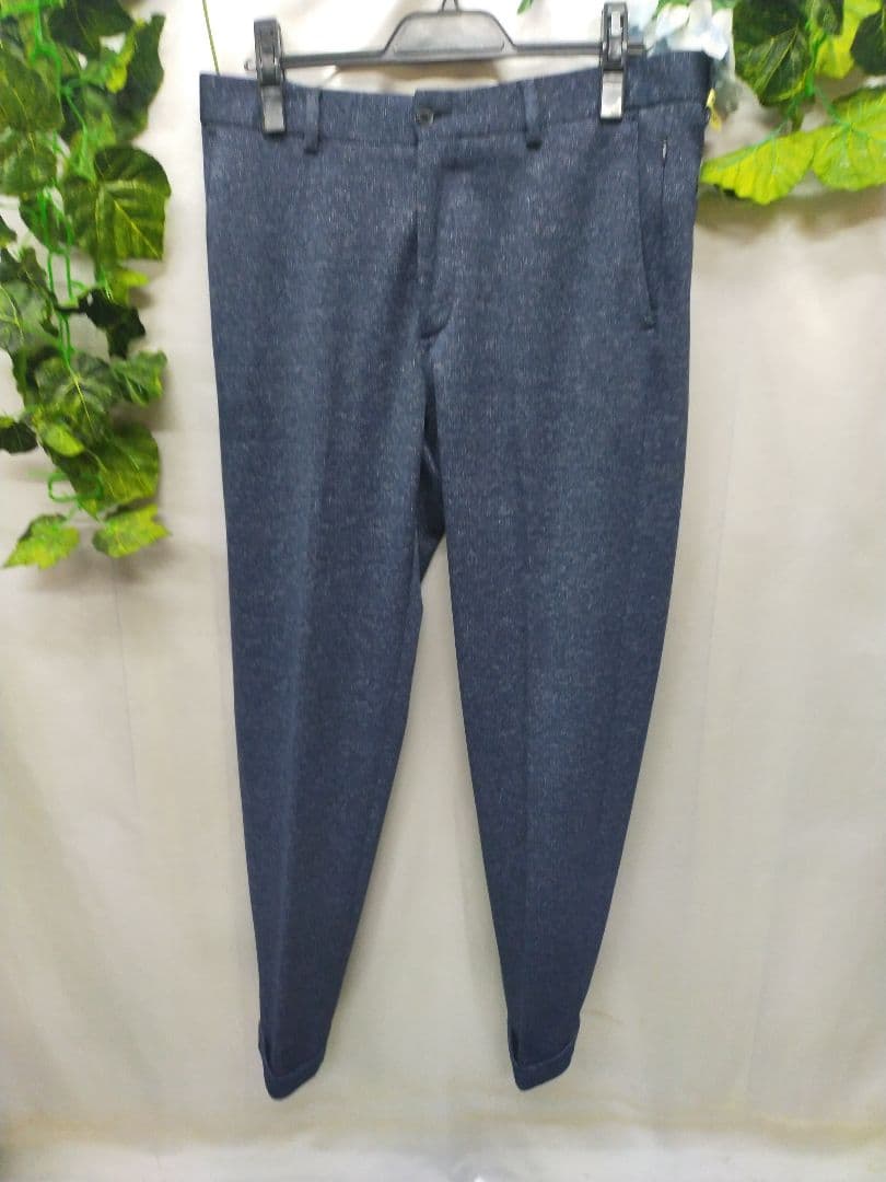 新品未使用 ザラ スーツ 上50 下40 ツィードニット ブルー スキニー