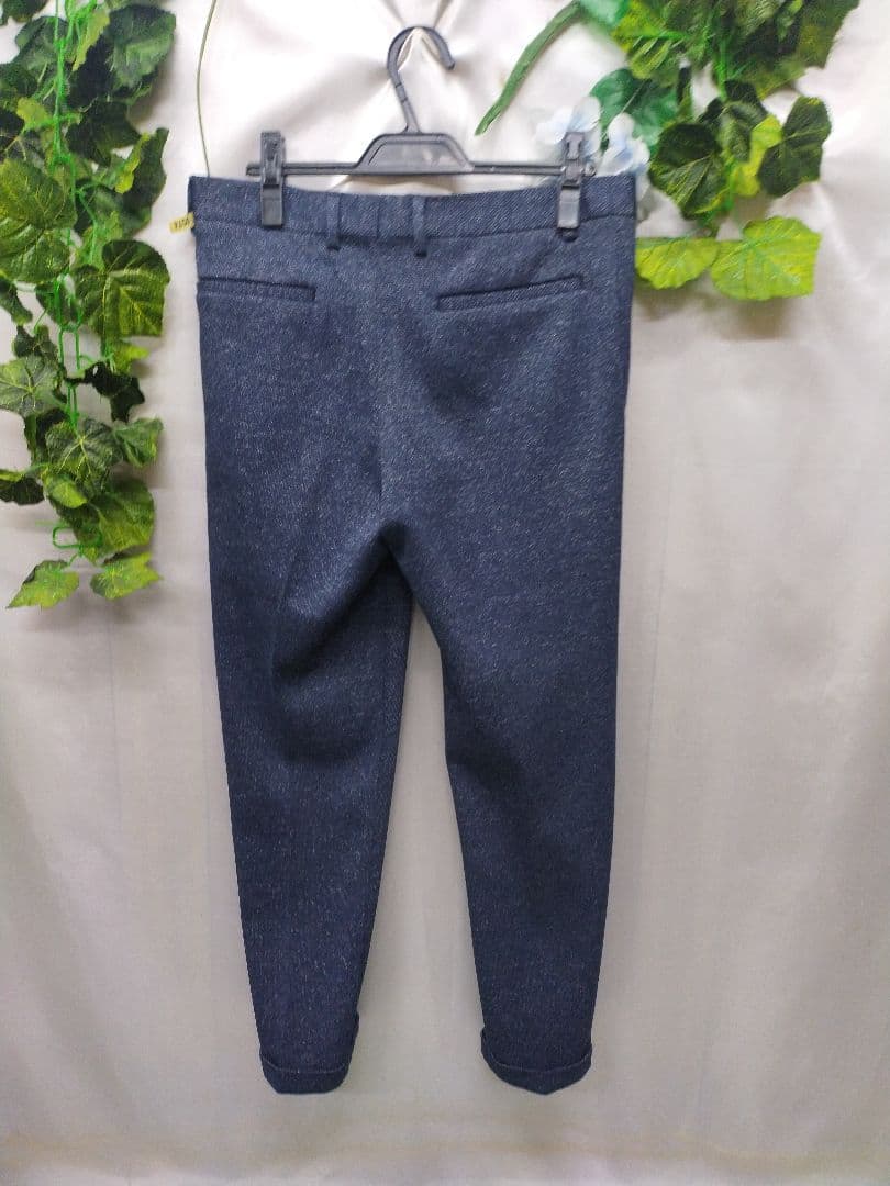 新品未使用 ザラ スーツ 上50 下40 ツィードニット ブルー スキニー