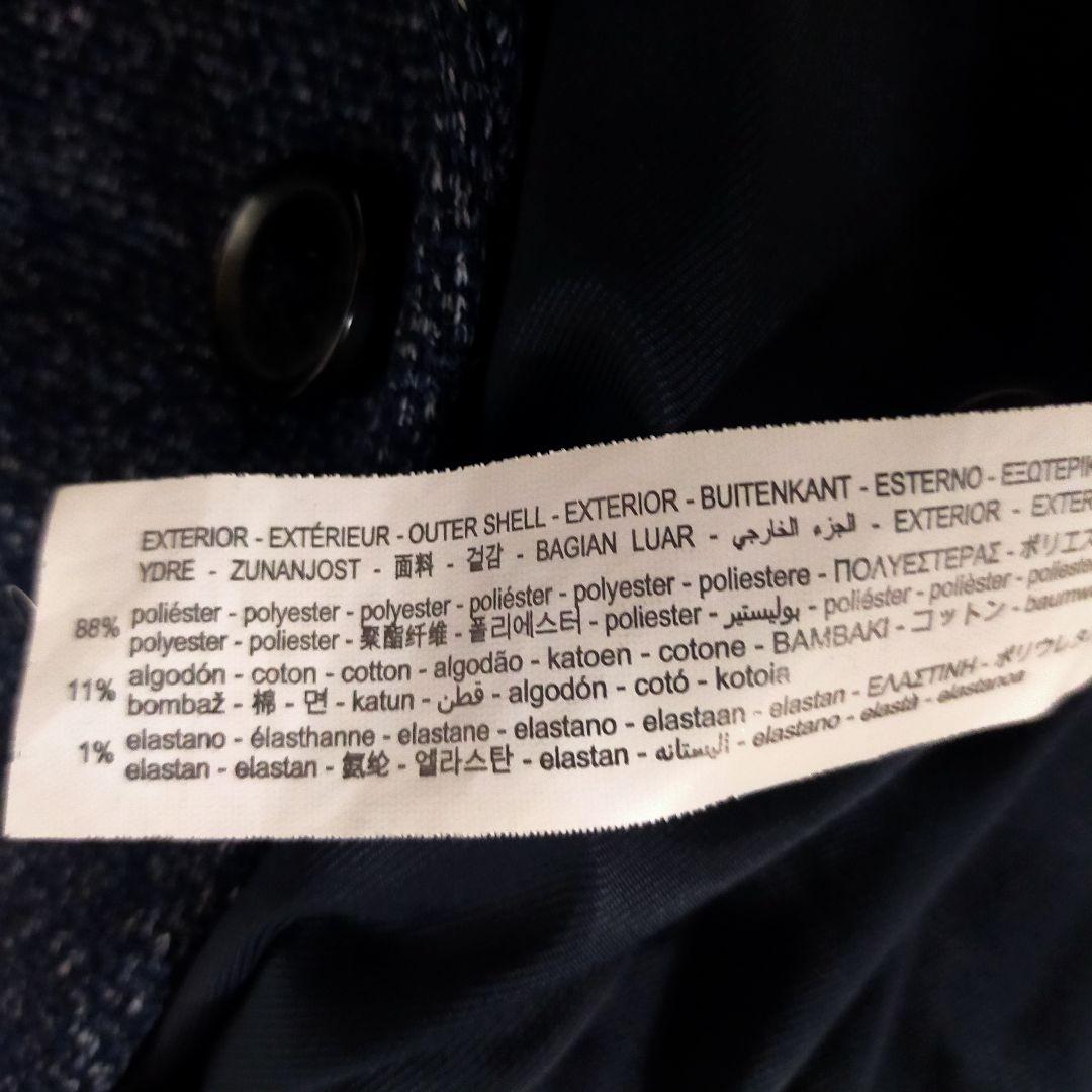 新品未使用 ザラ スーツ 上50 下40 ツィードニット ブルー スキニー