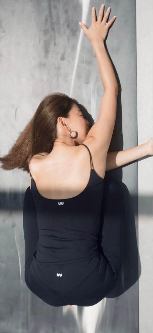 未使用 黒 ヨガウェア werthy 野沢和香さん