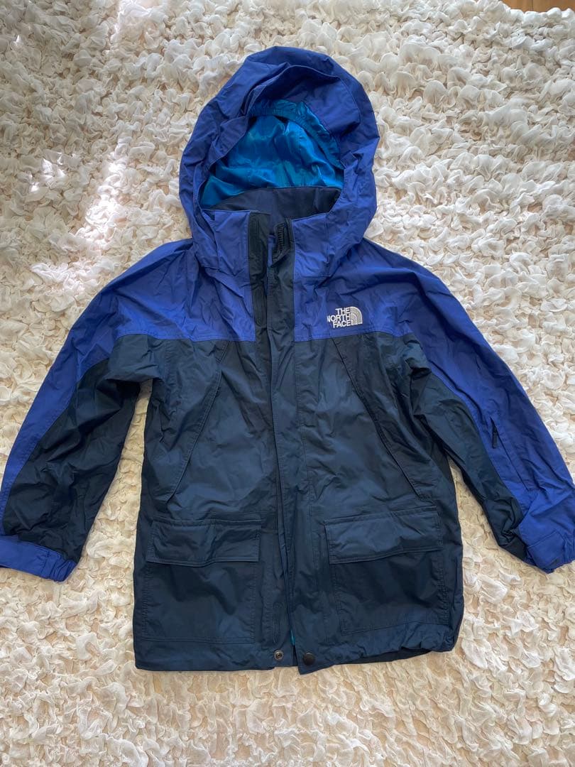 【美品】The North Face 130スキーウェア ネイビー/ブルー