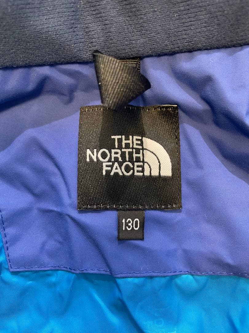 【美品】The North Face 130スキーウェア ネイビー/ブルー