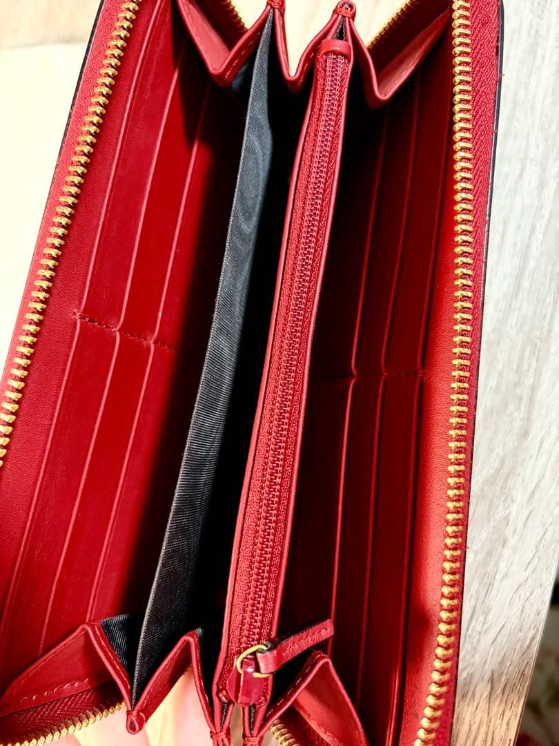 【超希少】GUCCI ダイアナ バンブー 長財布 赤