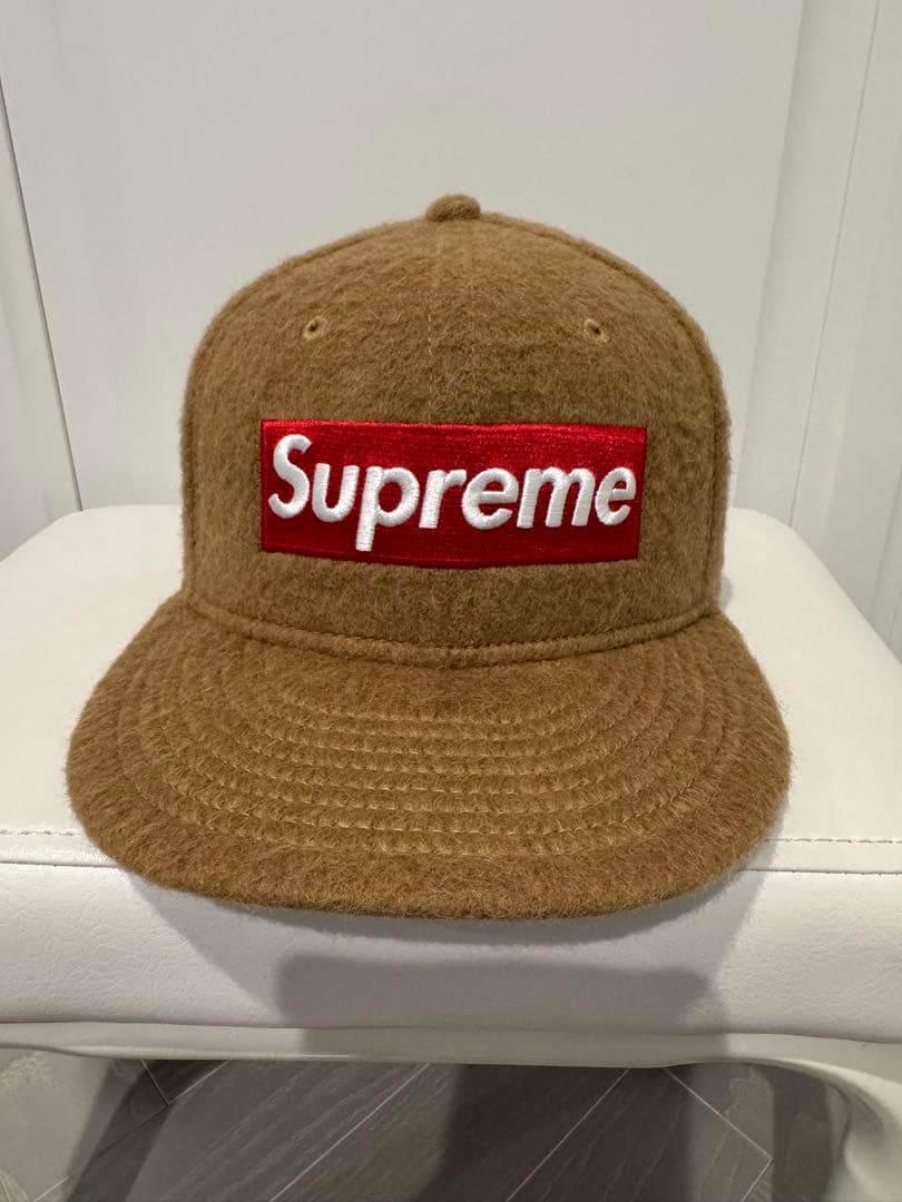 Supreme ブラウンキャップ　7 1/8（56.8センチ）