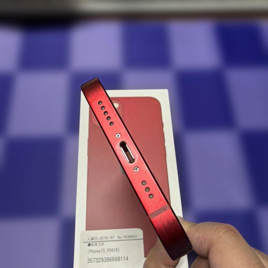 iPhone13 256GB SIMフリー 本体 限定カラーPRODUCTレッド