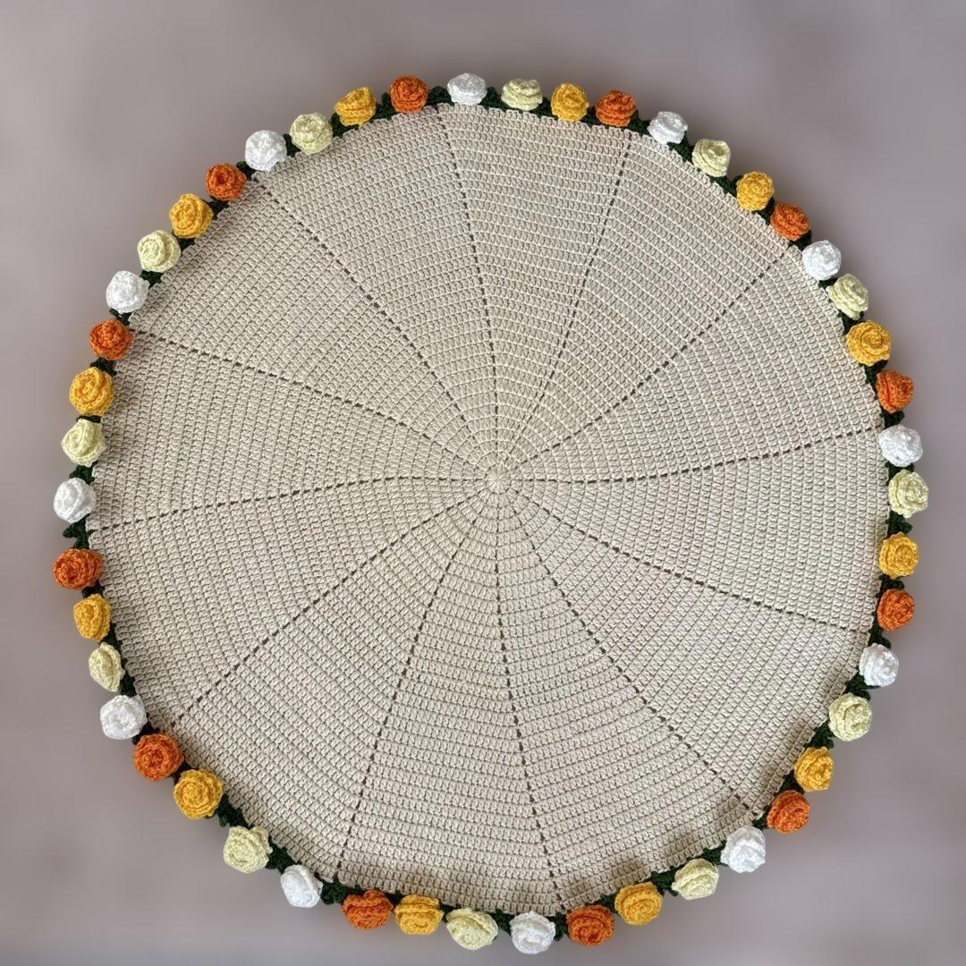 み*き様 バラのブーケブランケット