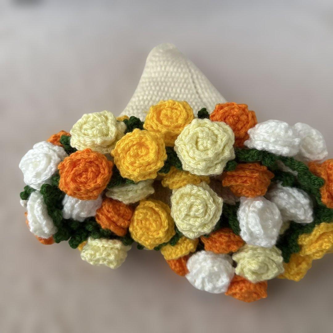 み*き様 バラのブーケブランケット