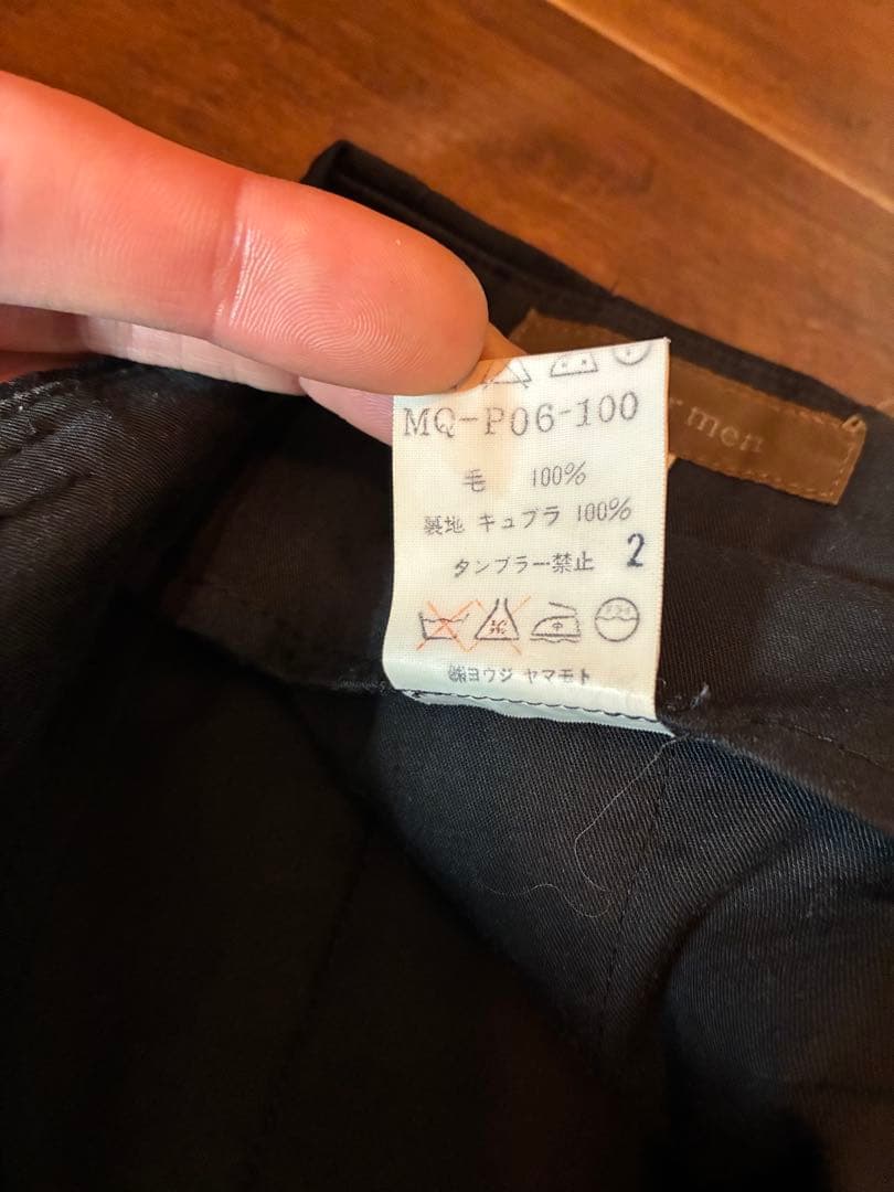 90s archive Y's for men ワイドスラックス 古着