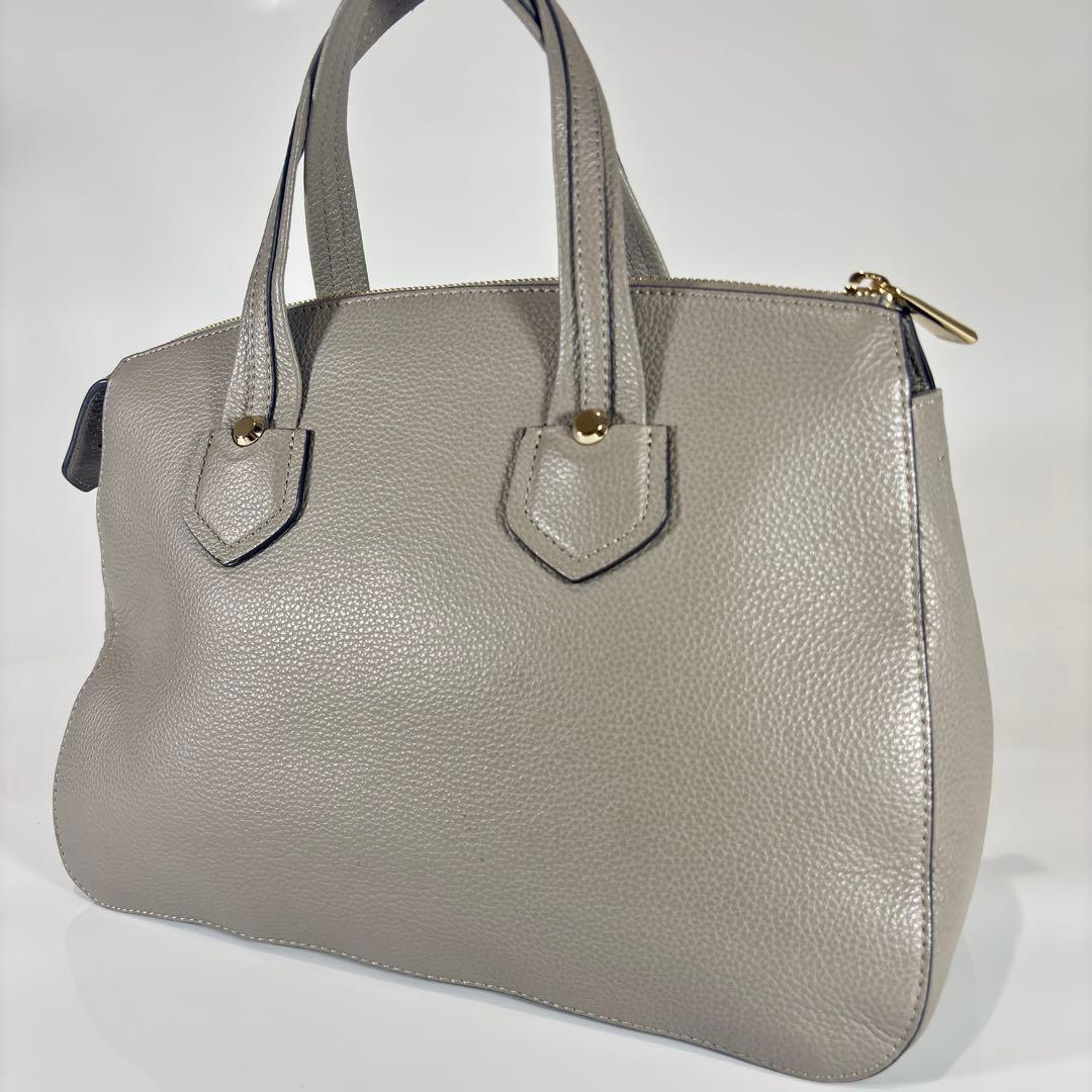 【極美品】 FURLA フルラ ジャダ 2WAY ショルダーバッグ グレージュ