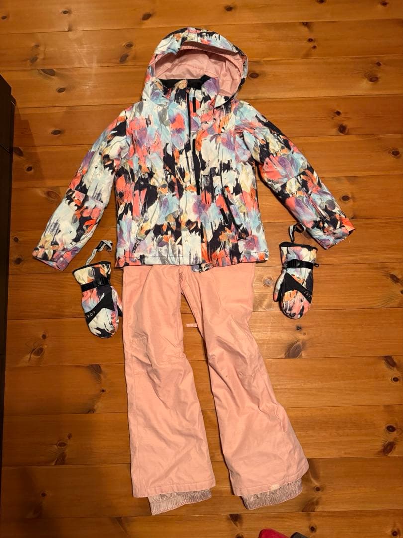 Roxy Girl キッズスキーウェア（手袋付き）