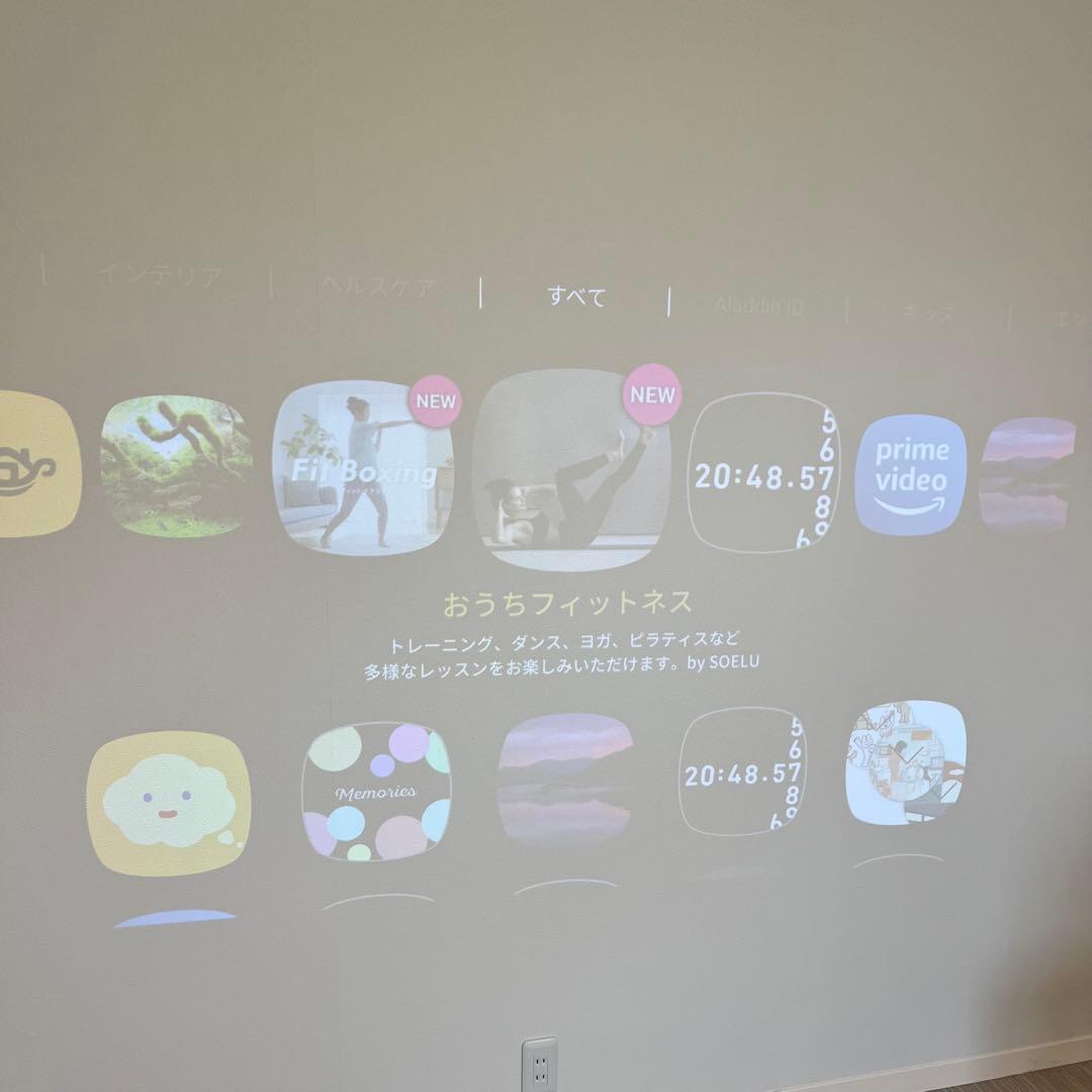 ど*す様 ポップインアラジン2 プロジェクター ワイヤレスHDMI付