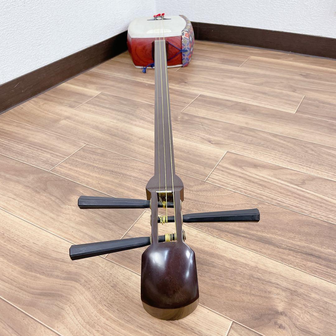 三味線 プラスチック製 １本溝 和楽器