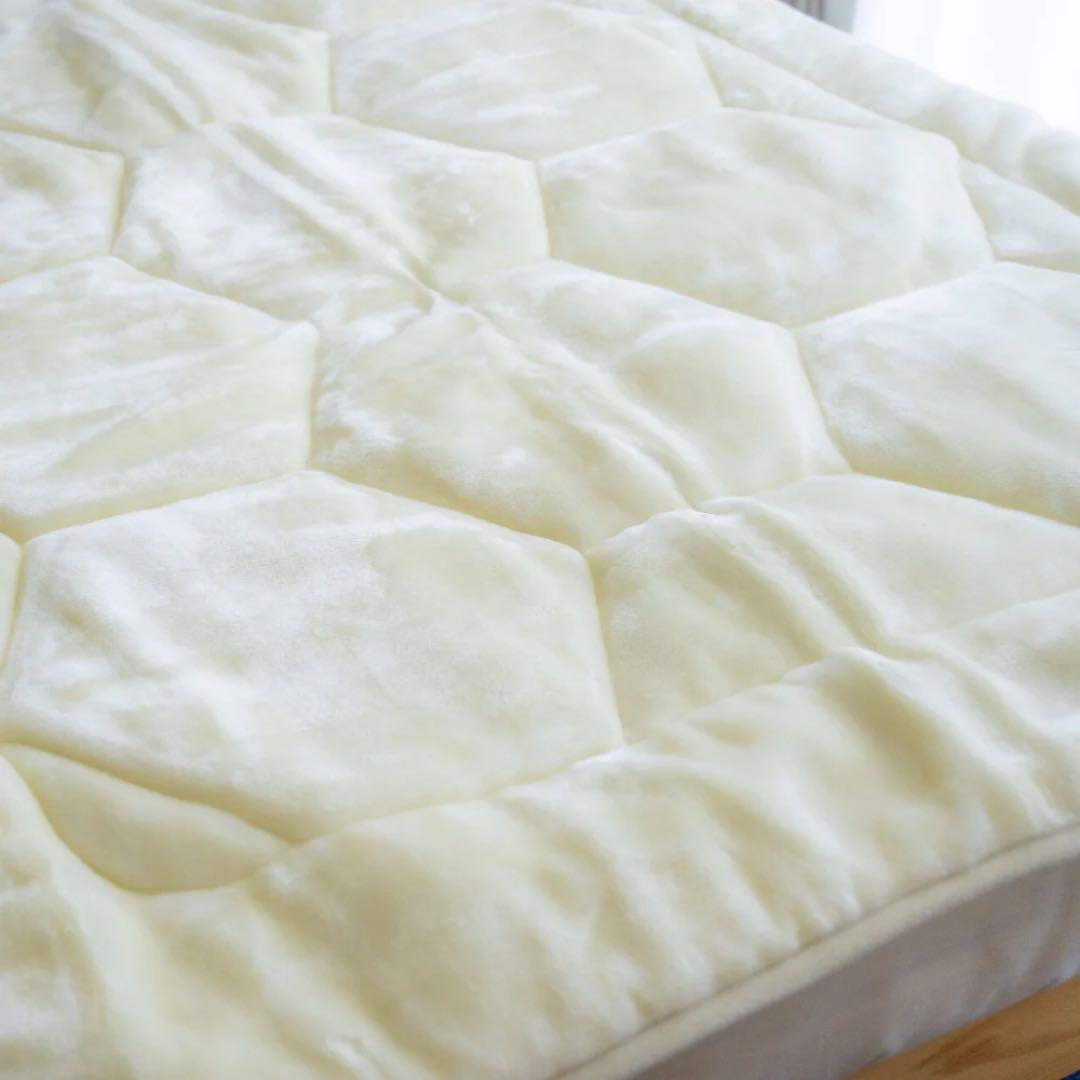 サイモス60 アスファ加工　ゆにわマート　天空　織温　敷きパッド シングル