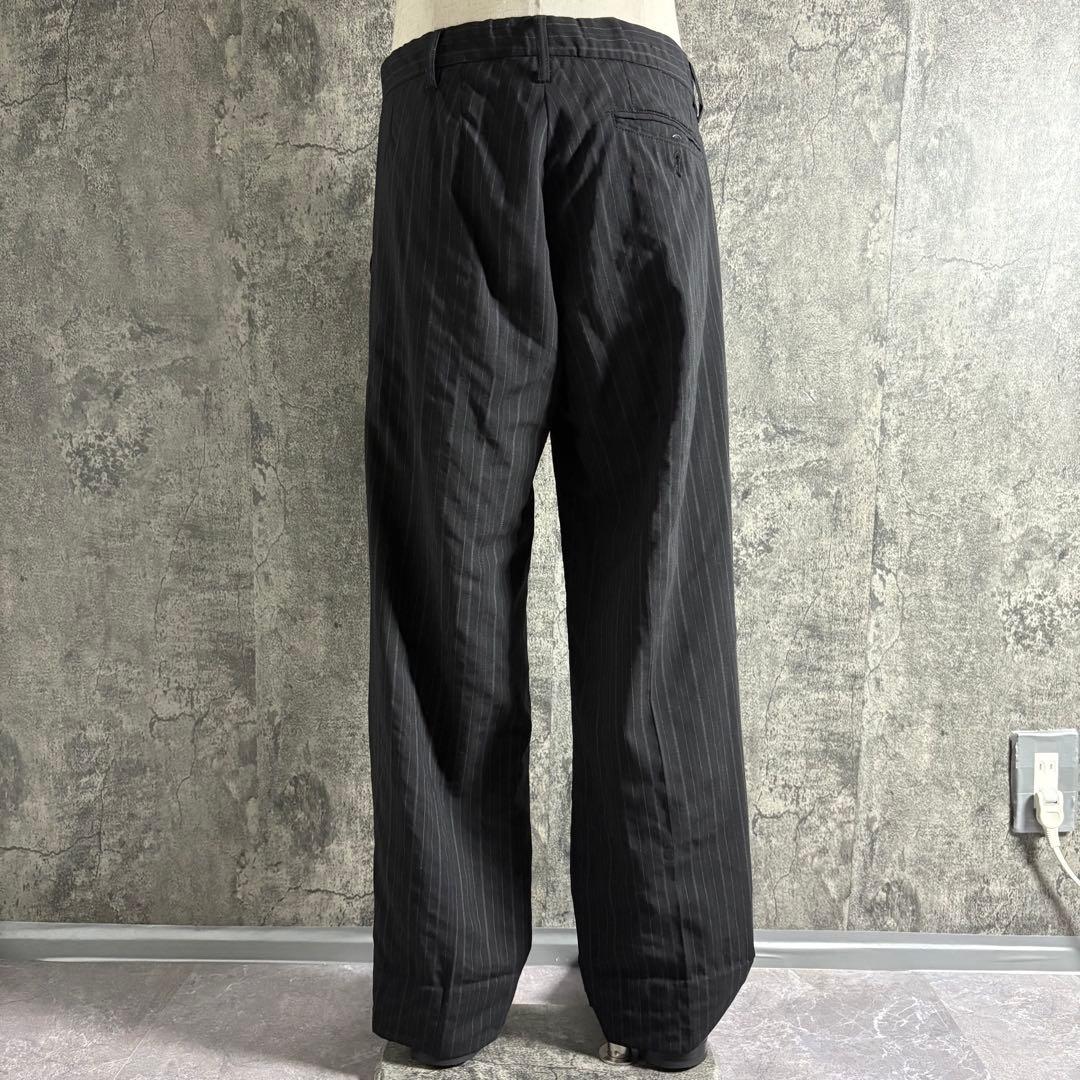 パンツ 90s D&G pinstripe wool slacks archive