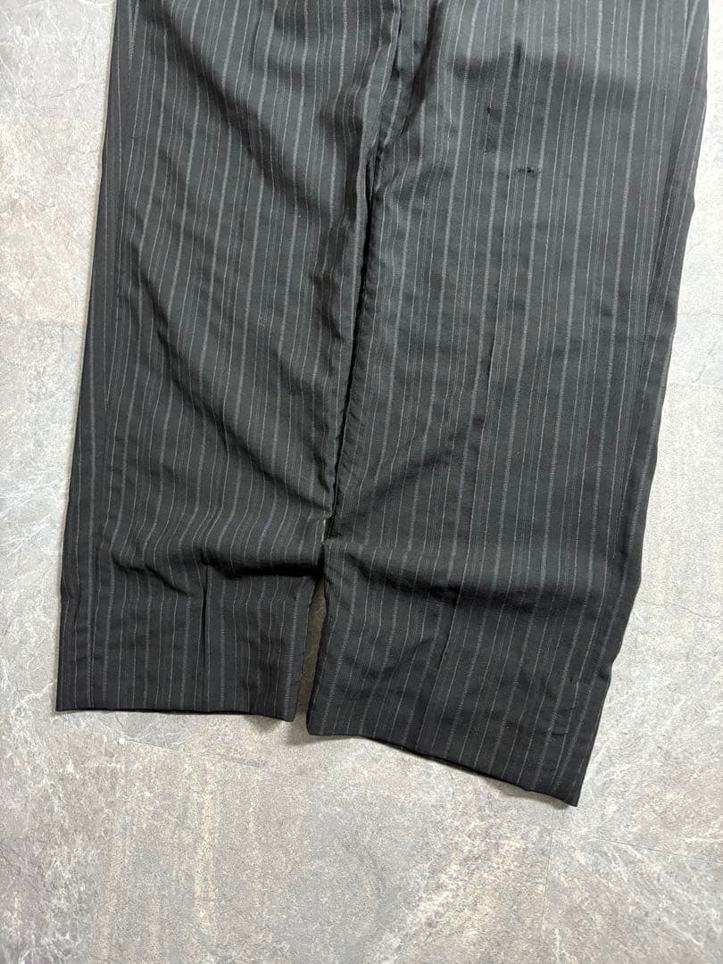パンツ 90s D&G pinstripe wool slacks archive