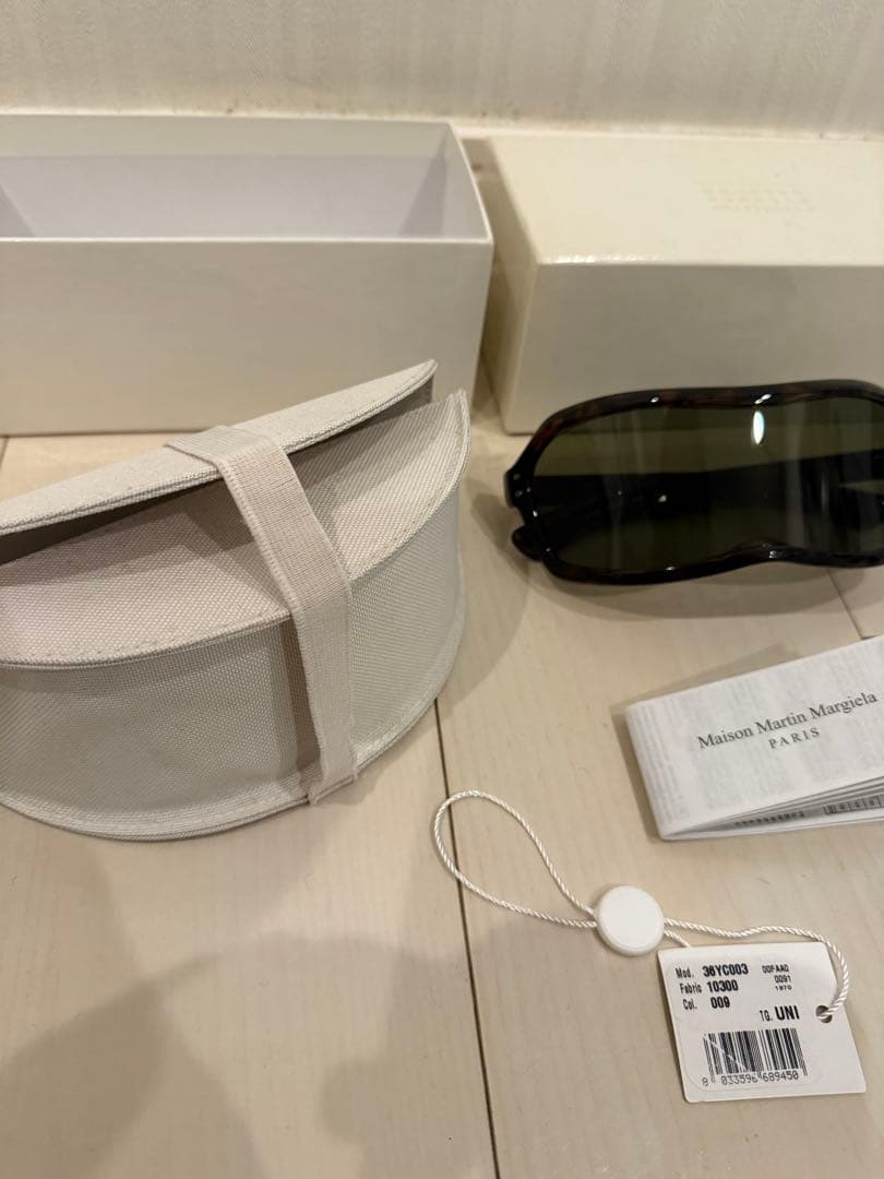 本人期　09ss マルジェラ　インコグニート　サングラス　8 ルックブック