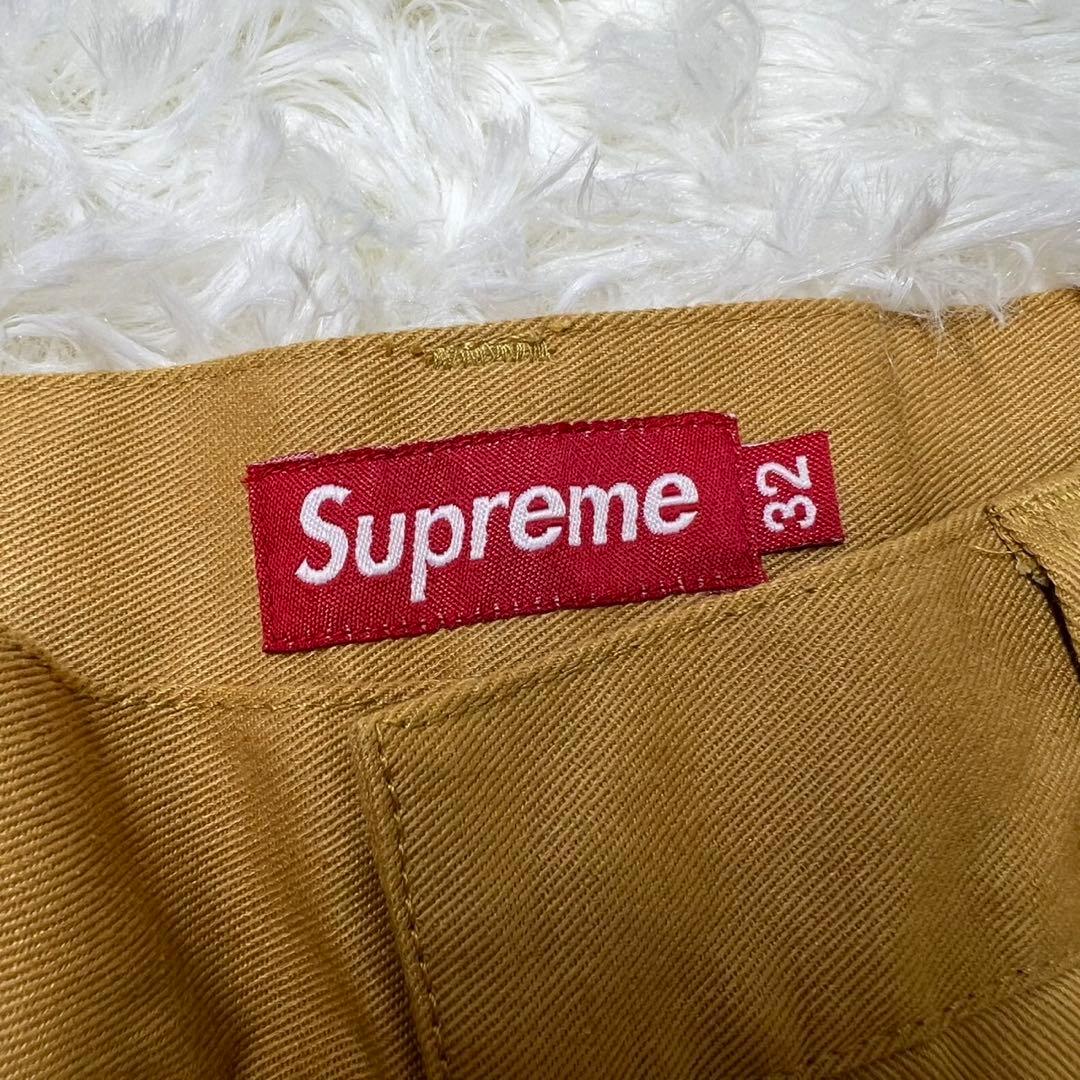 Supreme チノパン スラックス ベージュ 32インチ