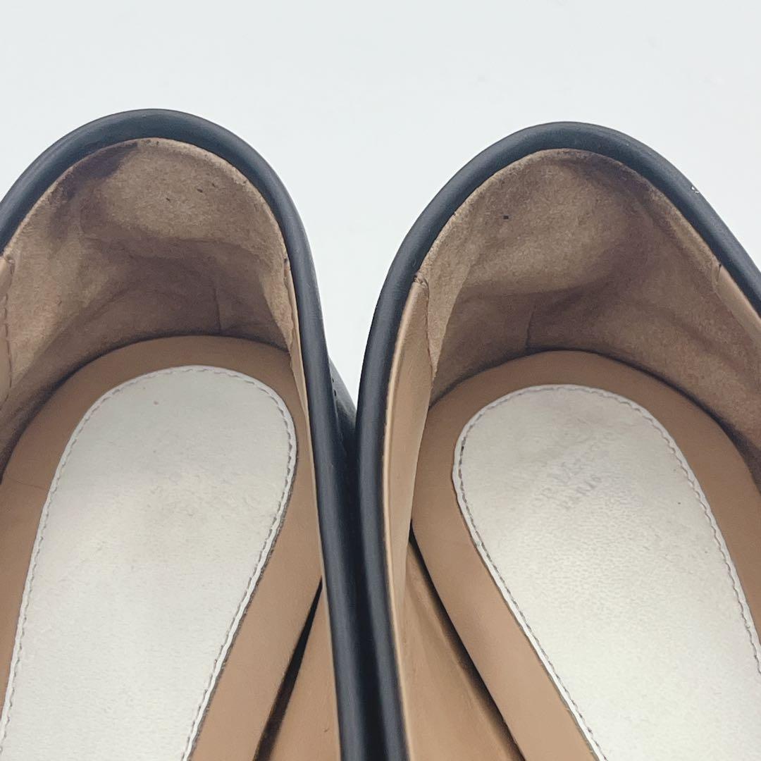 メゾンマルジェラ　足袋バレエシューズ　36センチ　ブラック