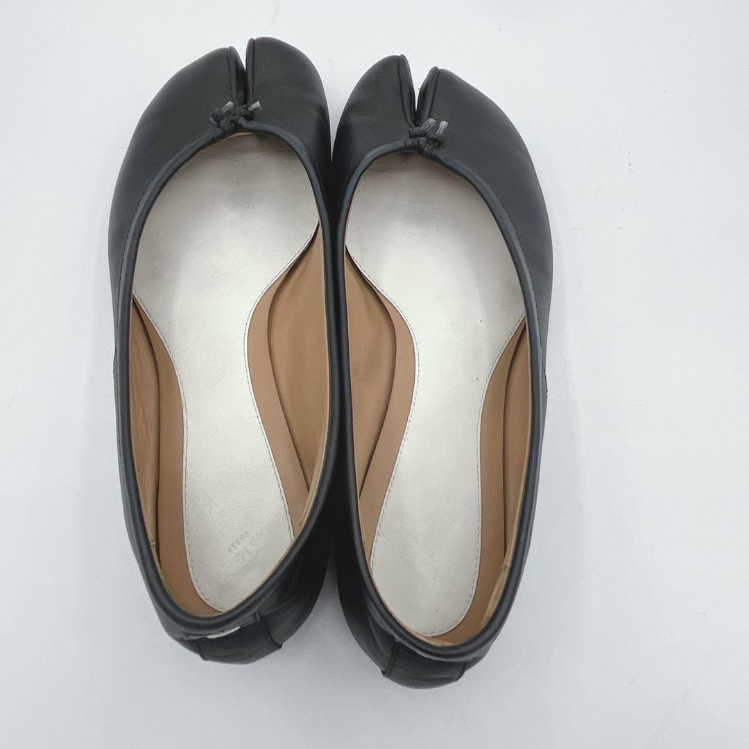 メゾンマルジェラ　足袋バレエシューズ　36センチ　ブラック