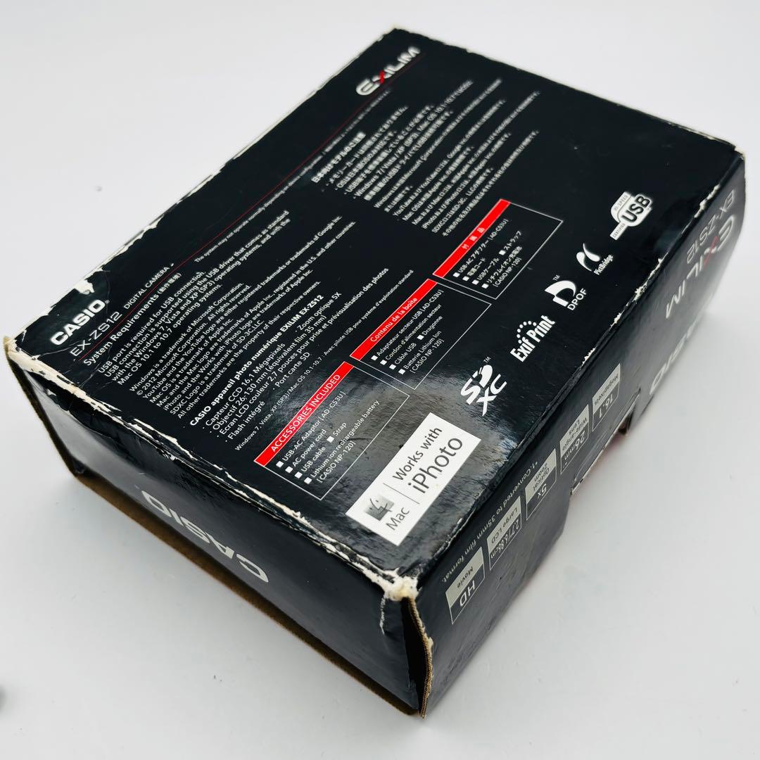 CASIO EXILIM EX-ZS12コンパクトデジタルカメラ