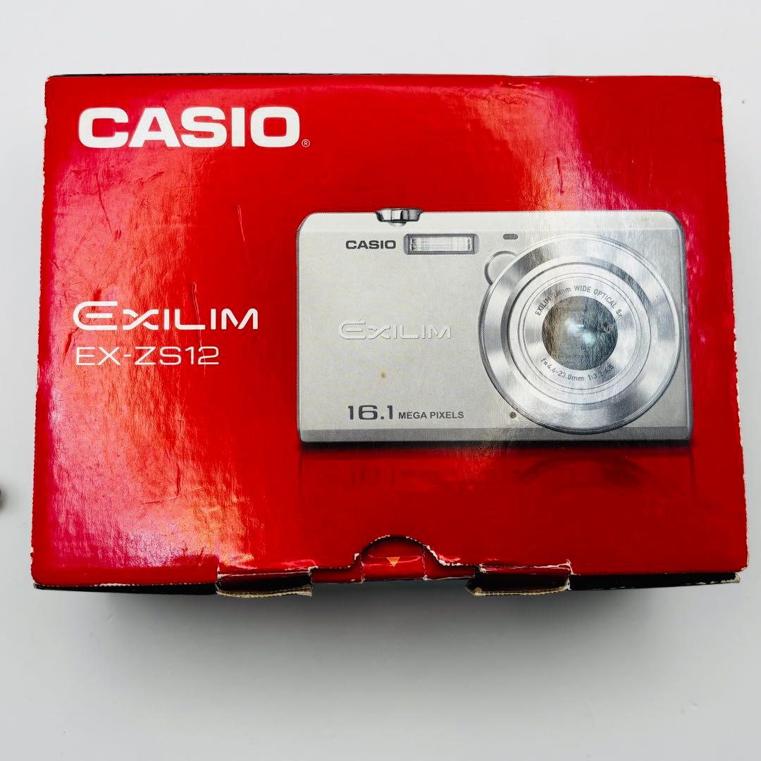 CASIO EXILIM EX-ZS12コンパクトデジタルカメラ